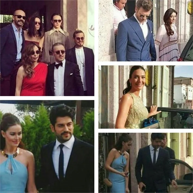 Kenan İmirzalıoğlu ile Sinem Kobal'in düğün fotoğrafları