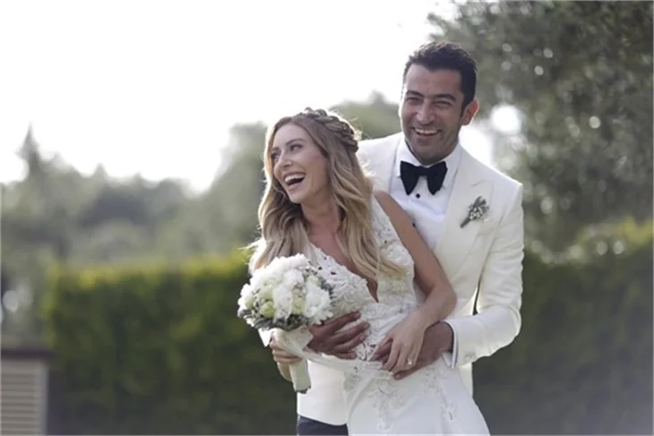 Kenan İmirzalıoğlu ile Sinem Kobal'in düğün fotoğrafları