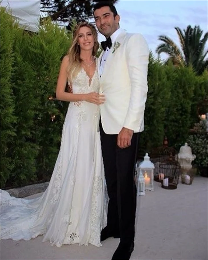 Kenan İmirzalıoğlu ile Sinem Kobal'in düğün fotoğrafları