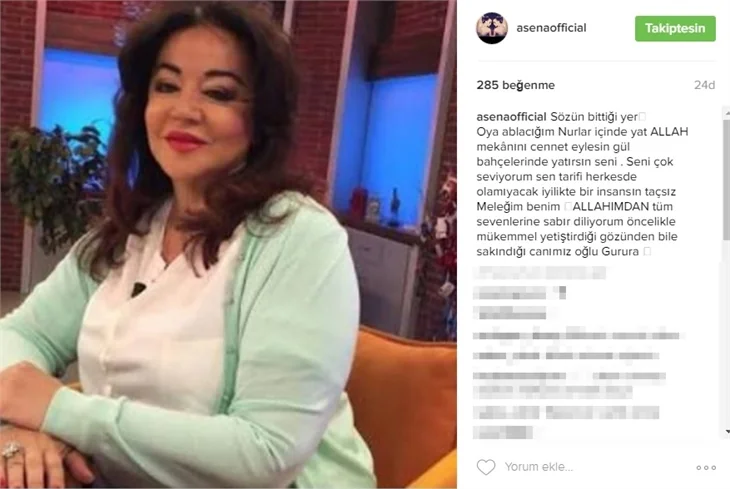 Oya Aydoğan'ın vefatı sevenlerini yasa boğdu!