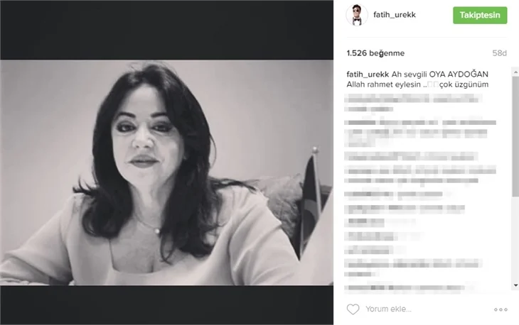 Oya Aydoğan'ın vefatı sevenlerini yasa boğdu!