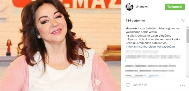 Oya Aydoğan'ın vefatı sevenlerini yasa boğdu!