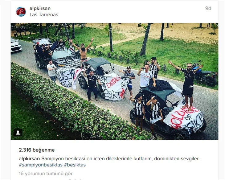 Şampiyon Beşiktaş oldu! Ünlüler coştu...
