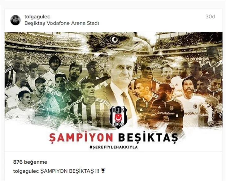 Şampiyon Beşiktaş oldu! Ünlüler coştu...