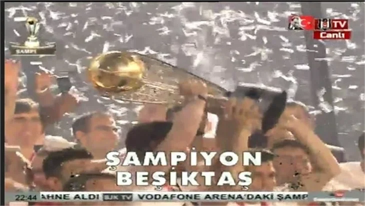 Beşiktaş şampiyonluk kupasına kavuştu!