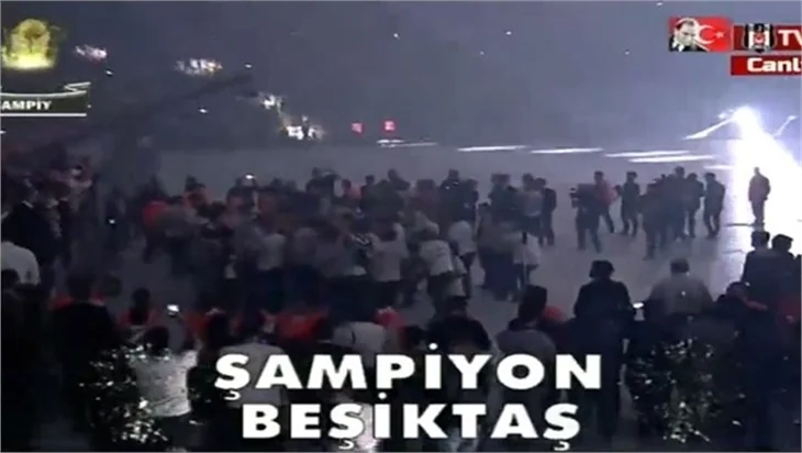 Beşiktaş şampiyonluk kupasına kavuştu!
