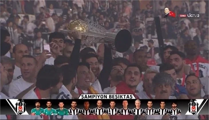 Beşiktaş şampiyonluk kupasına kavuştu!