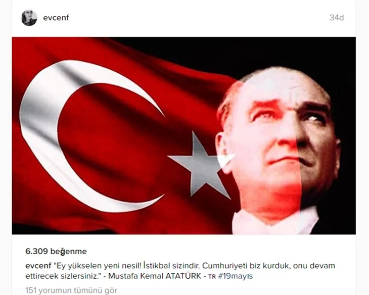 Ünlüler 19 Mayıs Atatürk Anma, Gençlik ve Spor Bayramı için neler paylaştı?