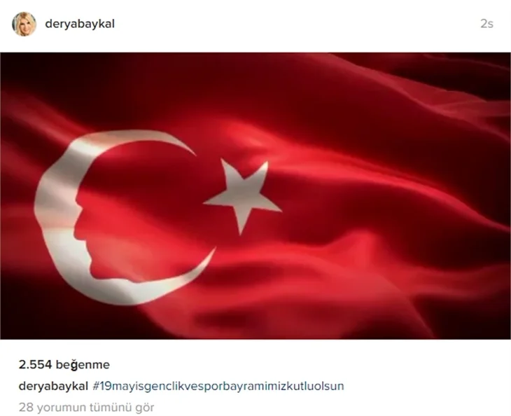 Ünlüler 19 Mayıs Atatürk Anma, Gençlik ve Spor Bayramı için neler paylaştı?