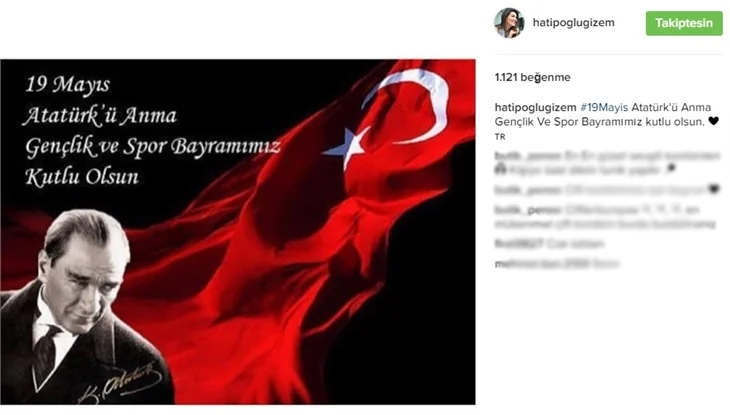 Ünlüler 19 Mayıs Atatürk Anma, Gençlik ve Spor Bayramı için neler paylaştı?