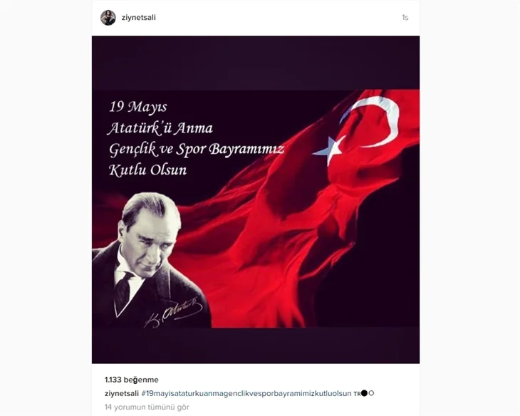 Ünlüler 19 Mayıs Atatürk Anma, Gençlik ve Spor Bayramı için neler paylaştı?