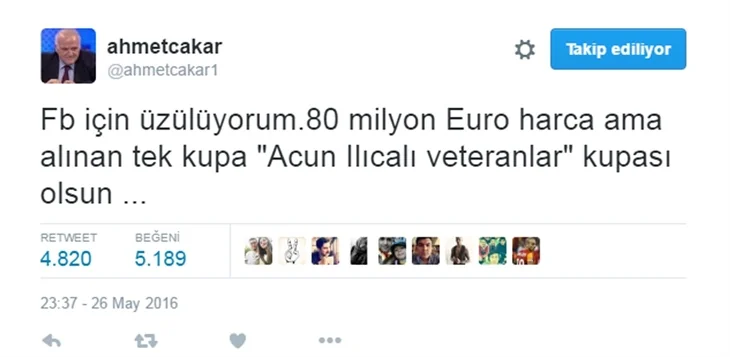 Galatasaray'ın şampiyonluğu için ünlüler neler paylaştı?