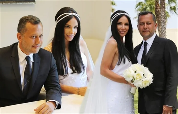Gülşen ile Ozan Çolakoğlu'nun nikah töreninden ilk fotoğraflar