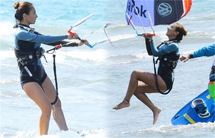 Betül Demir'in kitesurf'le imtihanı