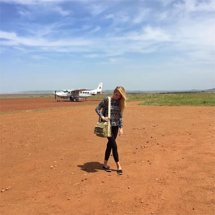 Dilara Öztunç sevgilisiyle Kenya'da