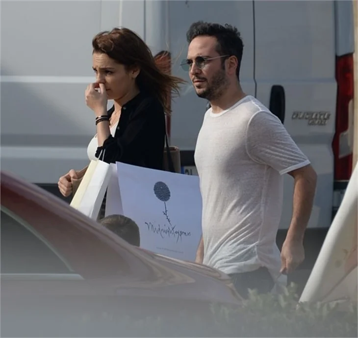 Yağmur Tanrısevsin ve Oğuzhan Koç'un romantik anları
