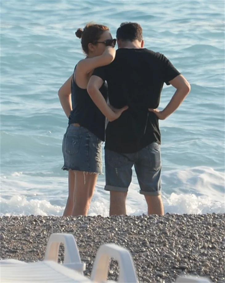 Yağmur Tanrısevsin ve Oğuzhan Koç'un romantik anları