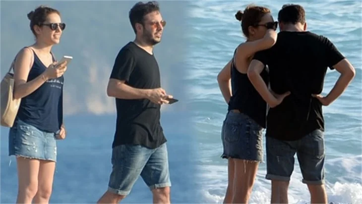 Yağmur Tanrısevsin ve Oğuzhan Koç'un romantik anları