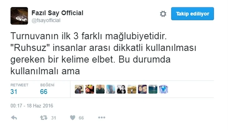 Milli Takım'ın İspanya yenilgisine ünlülerden sert tepkiler!