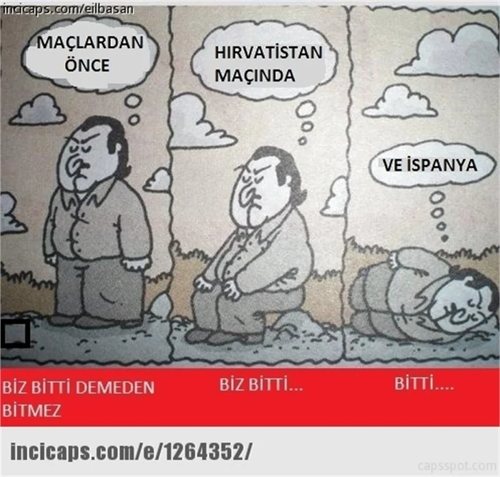 Türkiye - İspanya maçı capsleri