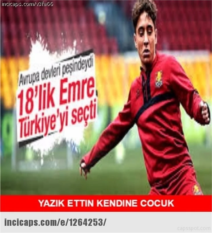 Türkiye - İspanya maçı capsleri