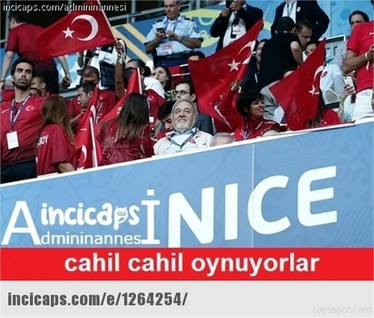 Türkiye - İspanya maçı capsleri