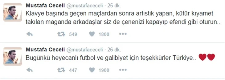 Ünlüler Millilerin zaferinden sonra neler paylaştı?