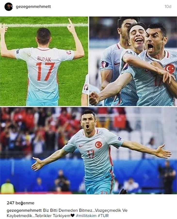 Ünlüler Millilerin zaferinden sonra neler paylaştı?