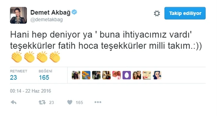 Ünlüler Millilerin zaferinden sonra neler paylaştı?