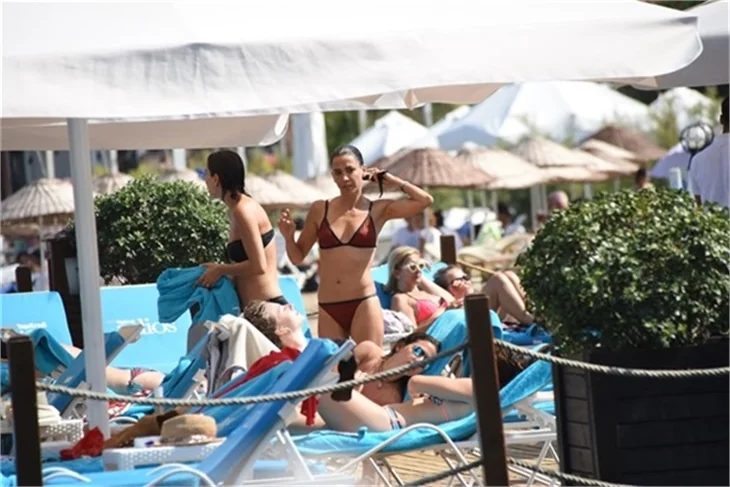 Plajda Tanem Sivar rüzgarı
