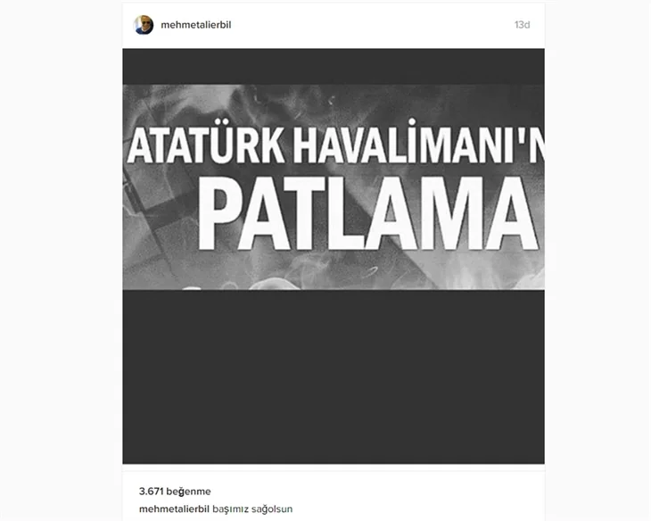 Ünlüler Atatürk Havalimanı'ndaki patlamanın ardından neler paylaştı?