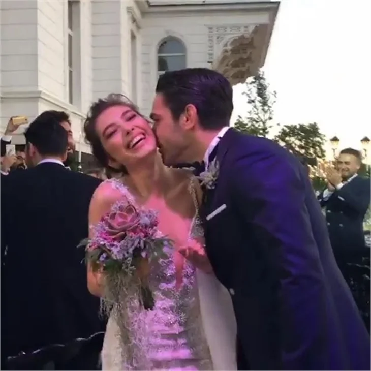 Neslihan Atagül ve Kadir Doğulu evlendi