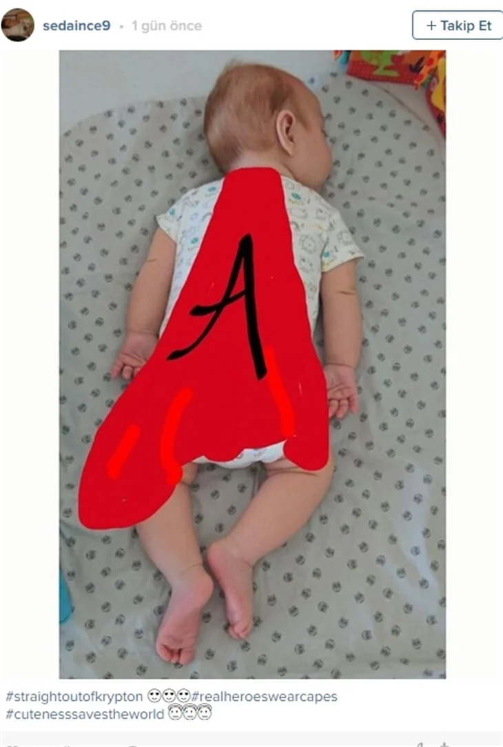 İşte Demir Demirkan'ın 3 aylık bebeği...