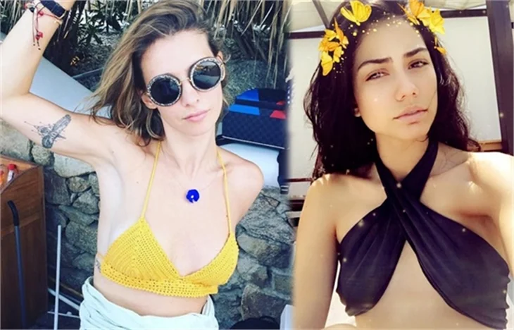 Ünlülerin tatil pozları
