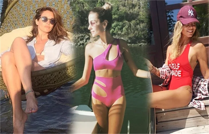Ünlülerin tatil pozları
