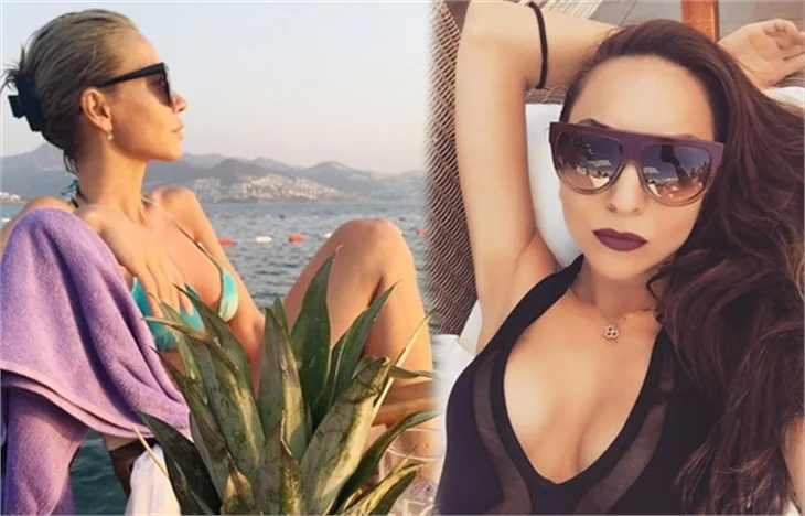 Ünlülerin tatil pozları