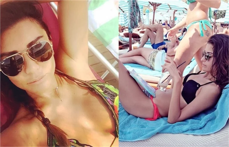 Ünlülerin tatil pozları
