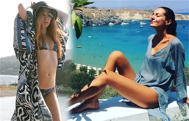 Ünlülerin tatil pozları