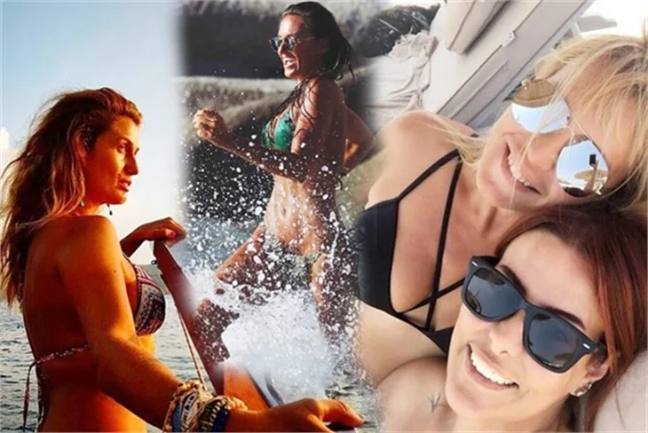 Ünlülerin tatil pozları