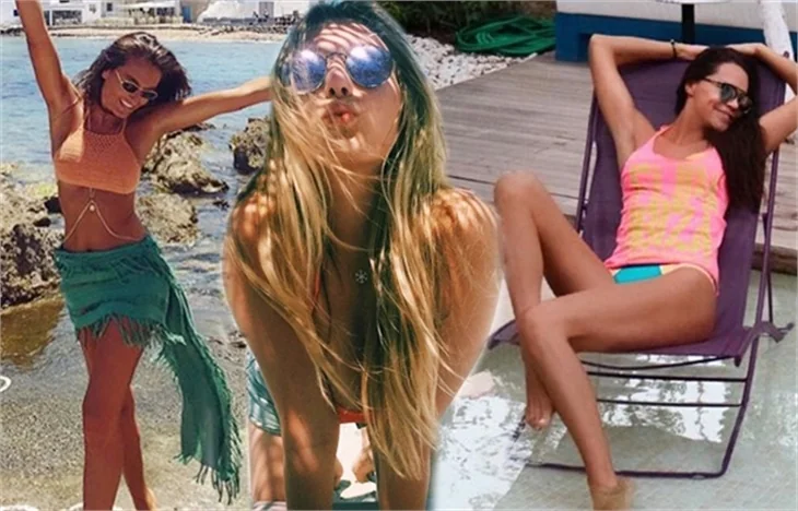 Ünlülerin tatil pozları