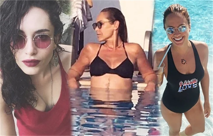 Ünlülerin tatil pozları