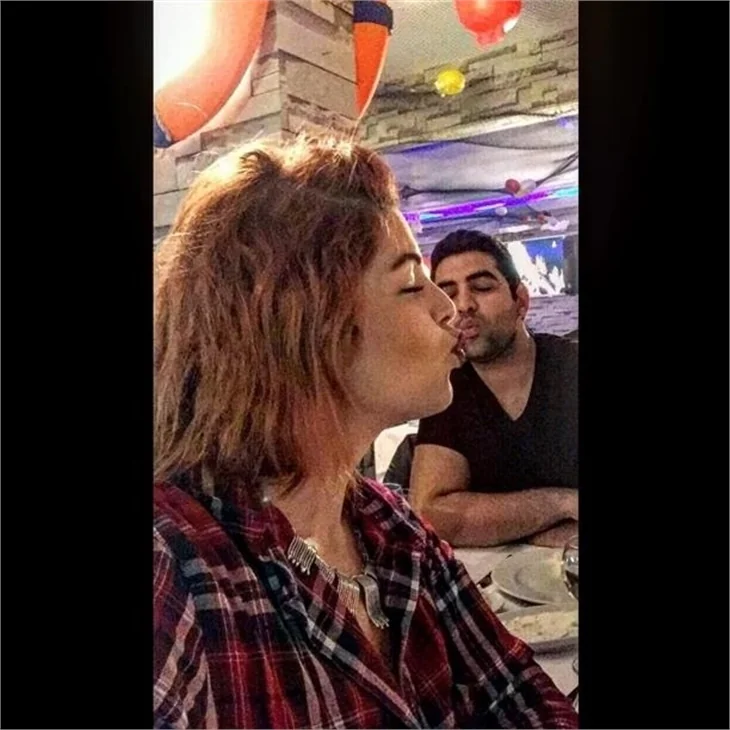 Pelin Öztekin nişanı attı