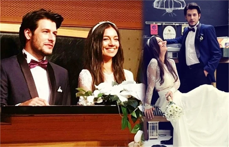 Fırat Albayram ile Ceyda Kasabalı evlendi