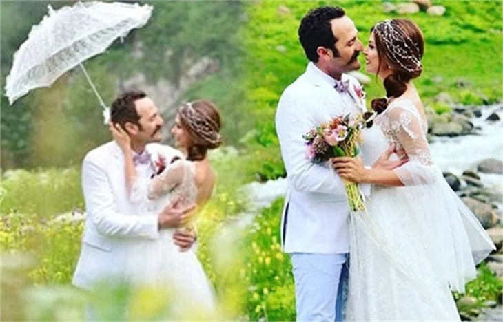 Düğün fotoğrafları için Karadeniz'e gitmişler!