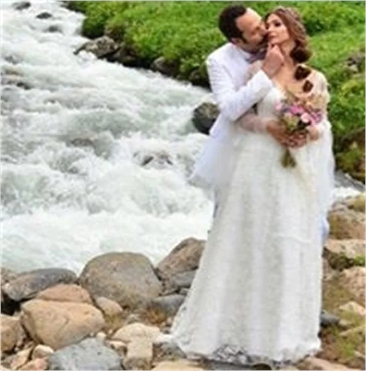 Düğün fotoğrafları için Karadeniz'e gitmişler!