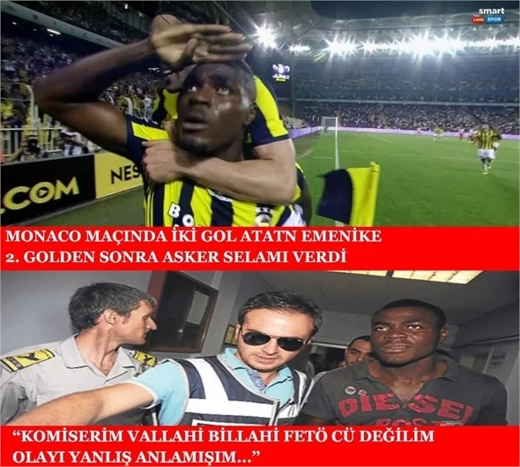 Emenike şov yaptı, sosyal medya sallandı