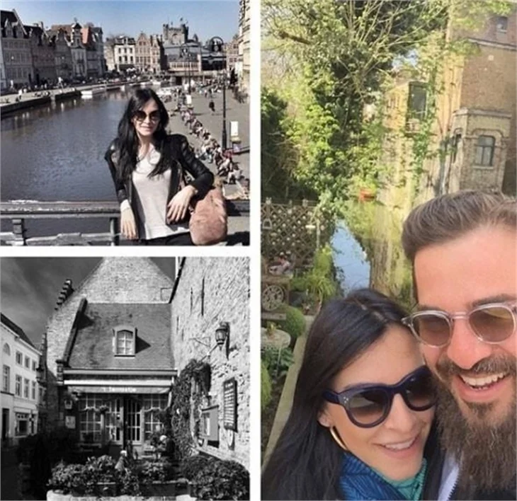 Engin Altan Düzyatan eşi ve oğluyla tatilde