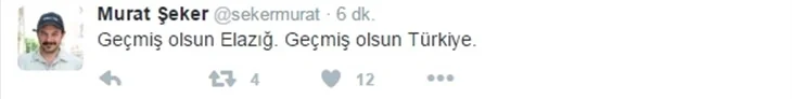 Ünlü isimlerden teröre lanet 'tweet'leri...