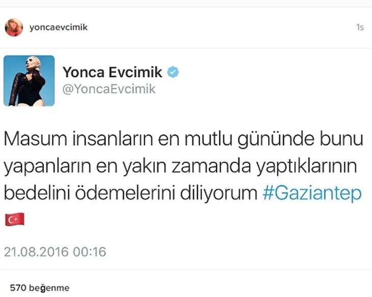 Ünlülerden Gaziantep'teki saldırıya sert tepkiler