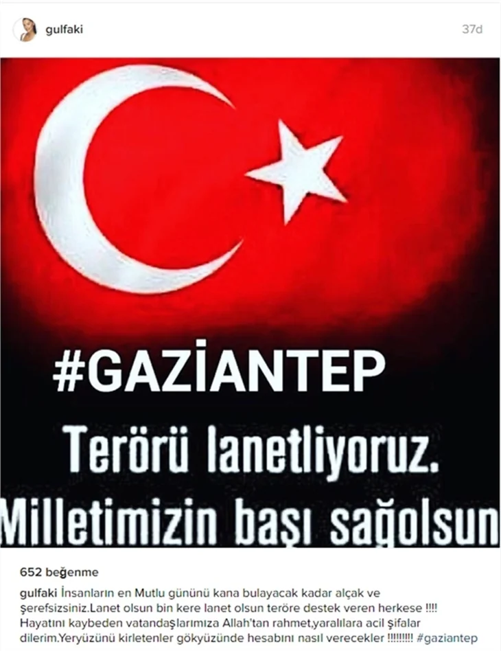 Ünlülerden Gaziantep'teki saldırıya sert tepkiler